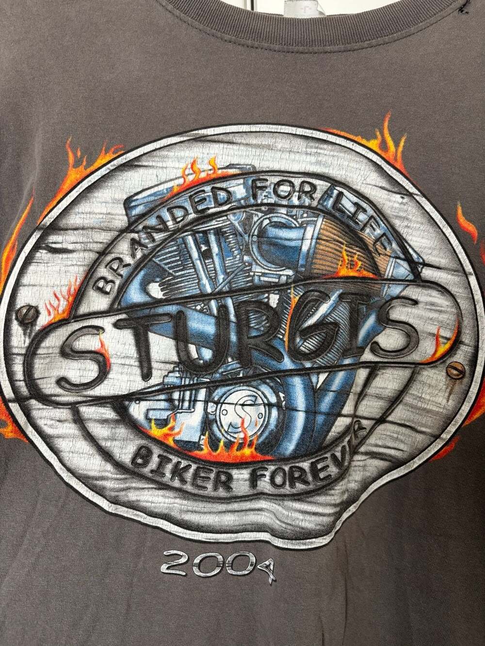 Vintage 2004 Sturgis South Dakota Biker Rally Tee